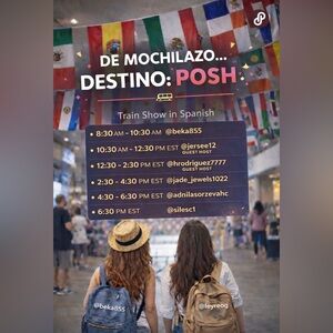 Vamonos de Mochilazo-Tren de Share Show en Espanol/Spanglish 💙💙💙